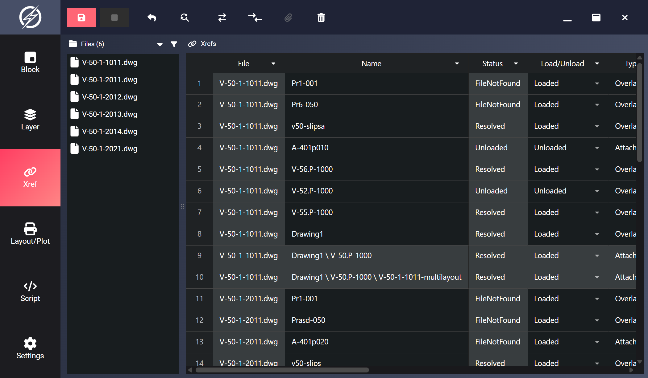 Xref Manager