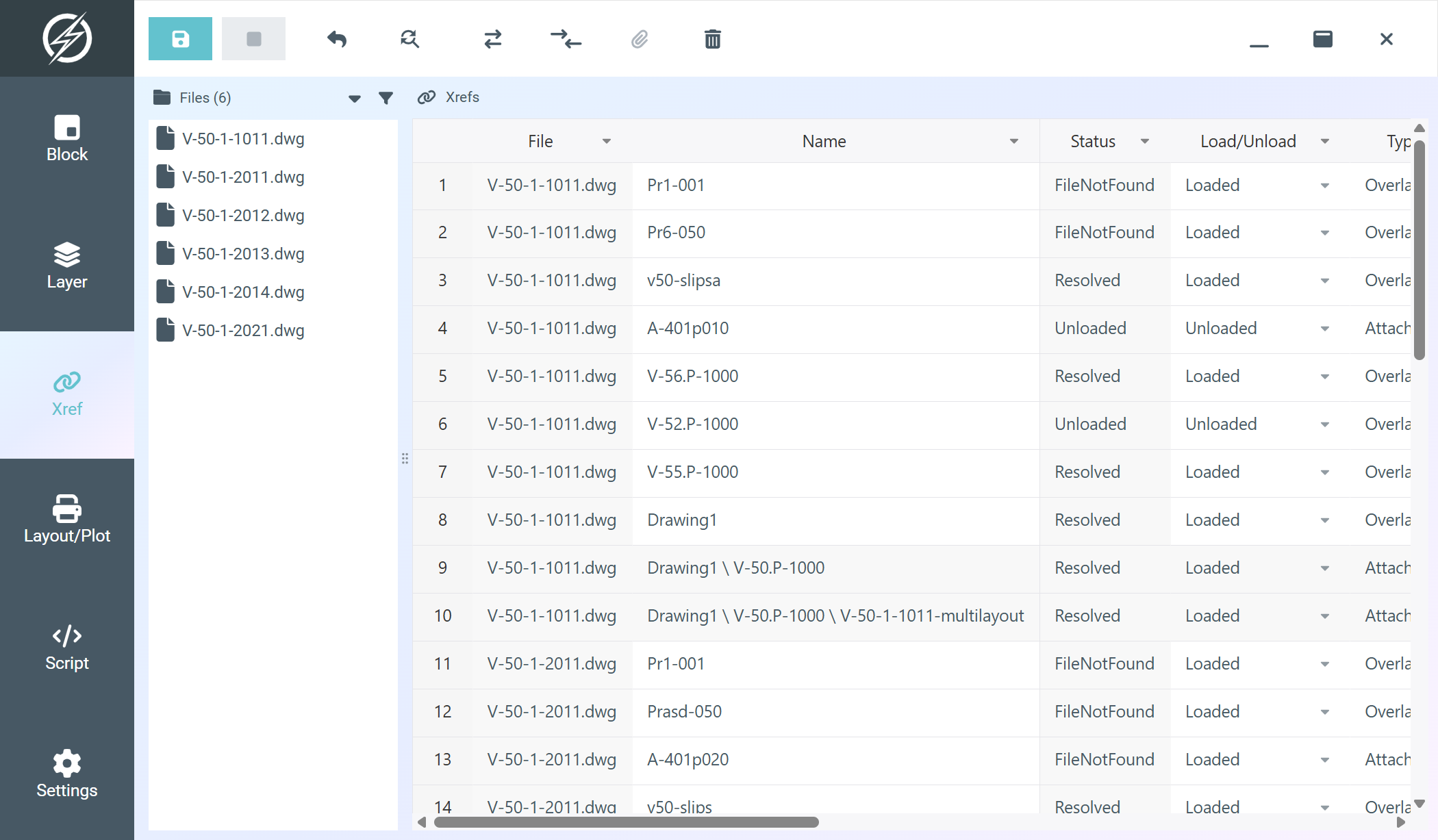 Xref Manager
